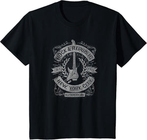 Trendy Rock and Republic NY Guitar Poster