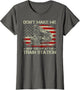 USA Flag Don't Make Me Drop You Off at The Train Station