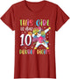 This Girl is Now 10 Double Digits 10th Birthday Unicorn Dab