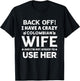 Back Off I Have A Crazy Colombian Wife Funny Husband Gift