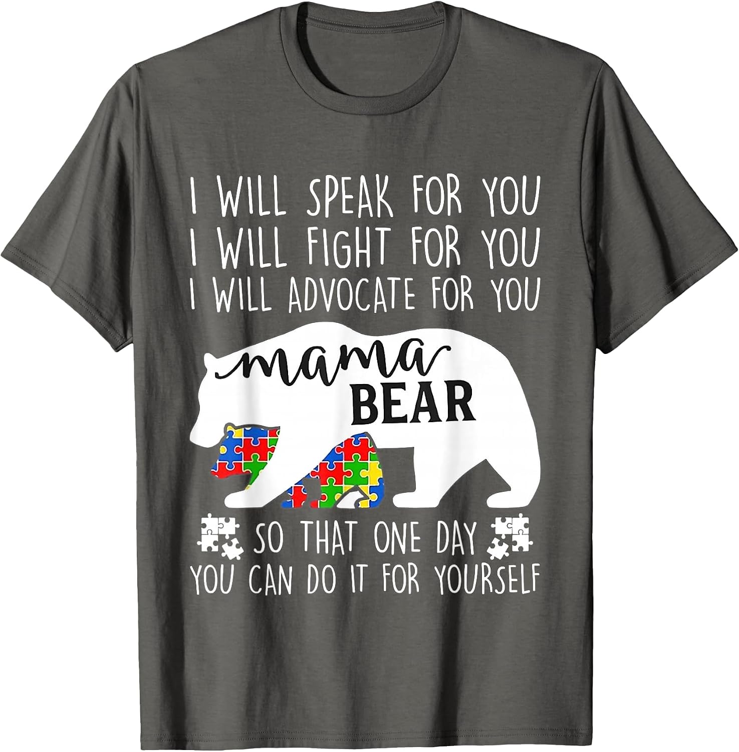 Autism Mama Bear I Will Speak Fight Advocate for You