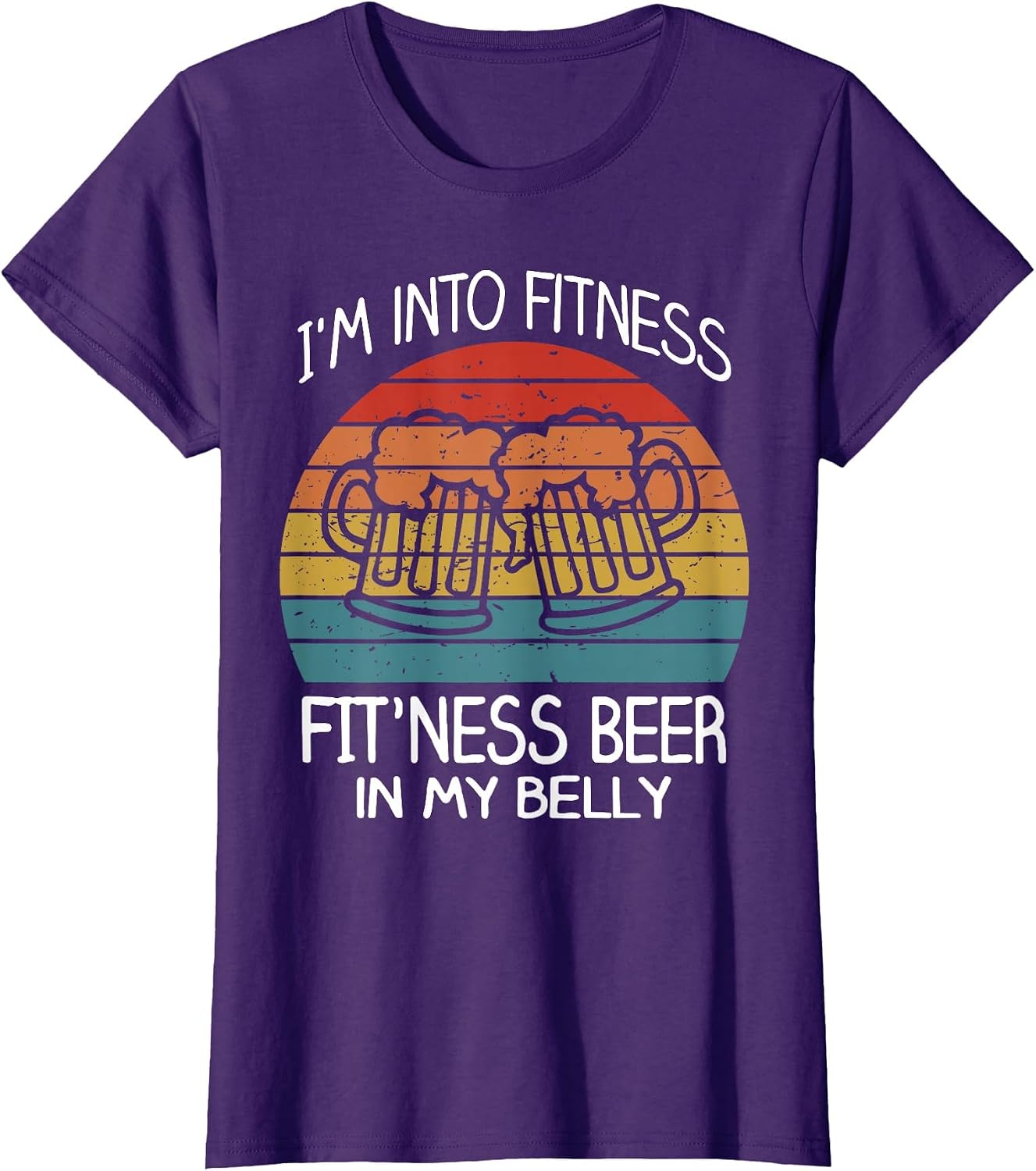 Im into Fitness Fit'ness Beer in My Belly Shirt Workout Gym