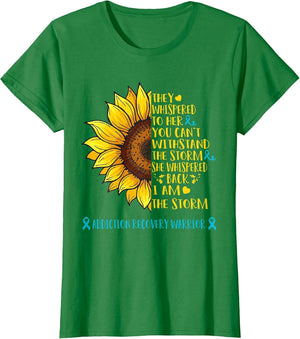 I Am The Storm Addiction Recovery Warrior Shirt