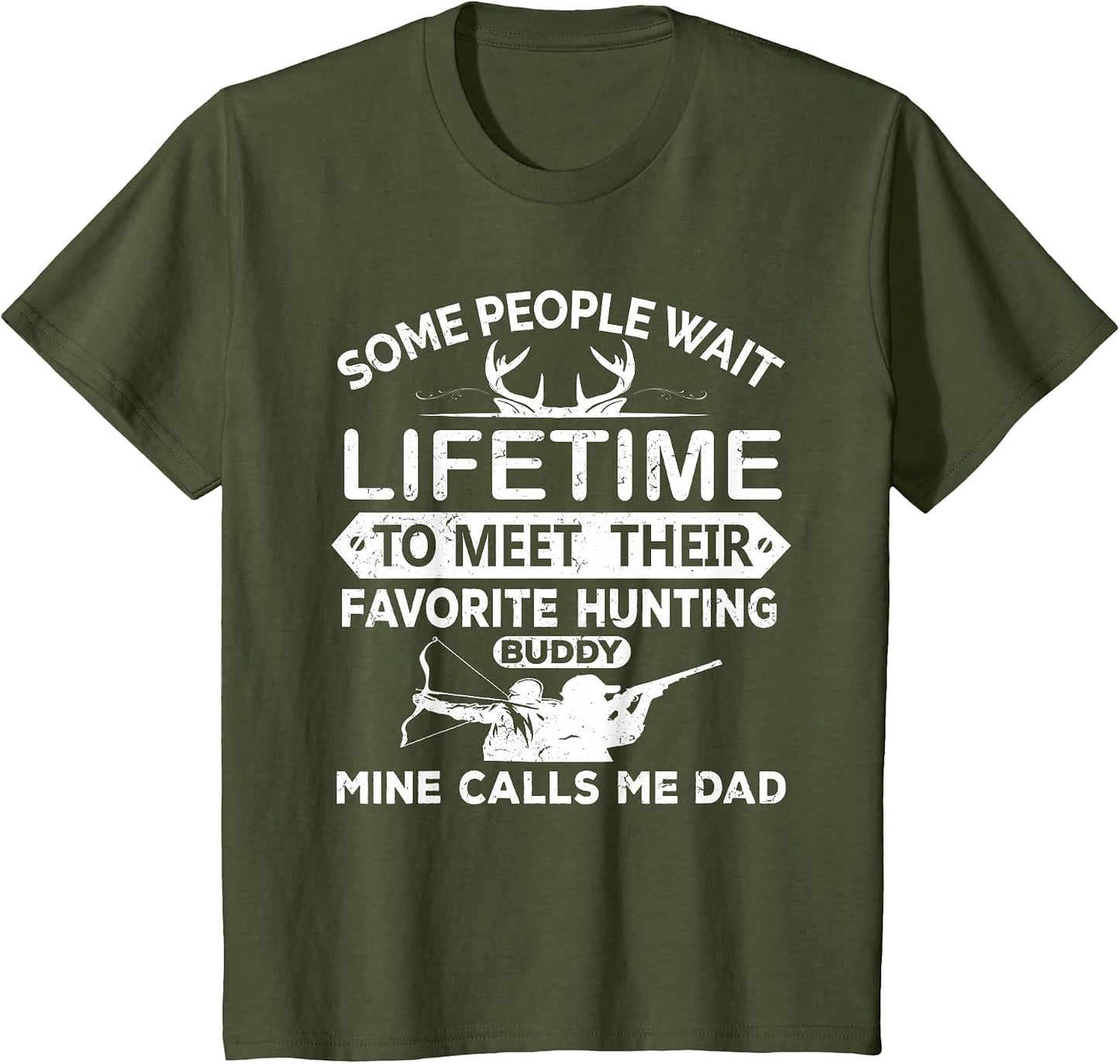 Father and Son Hunting Shirts Lifetime Dad's Buddy Hunter
