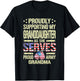 Support My Granddaughter As She Serves - Proud Army Grandma