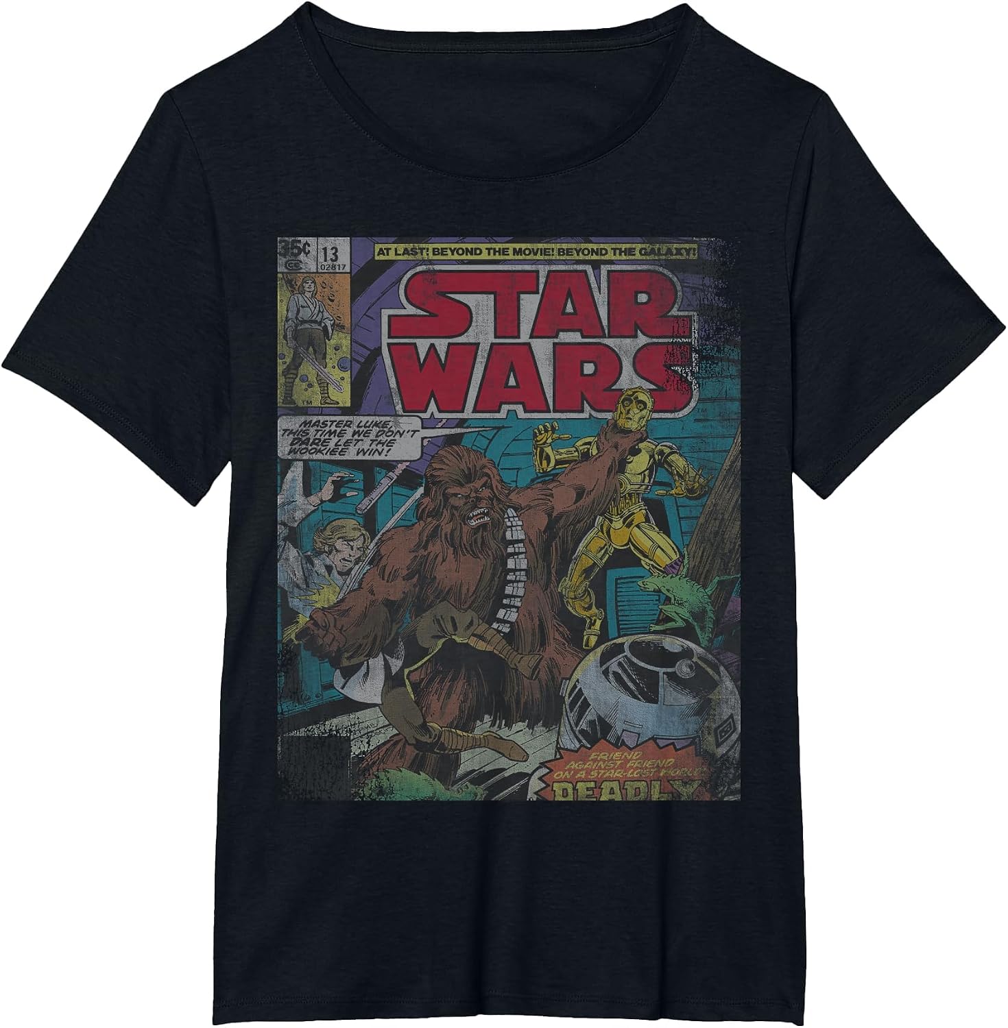 Star Wars Chewbacca Wookiee Win Retro Comic Cover