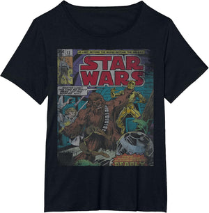 Star Wars Chewbacca Wookiee Win Retro Comic Cover