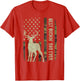 Best Buckin' Dad Camouflage American Flag Deer Hunting