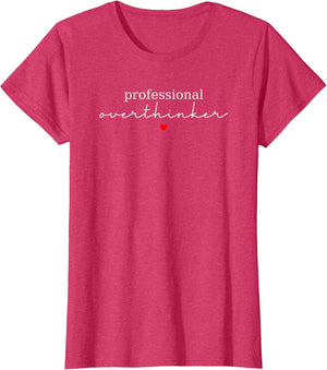 Professional Overthinker Funny Novelty Women Trendy