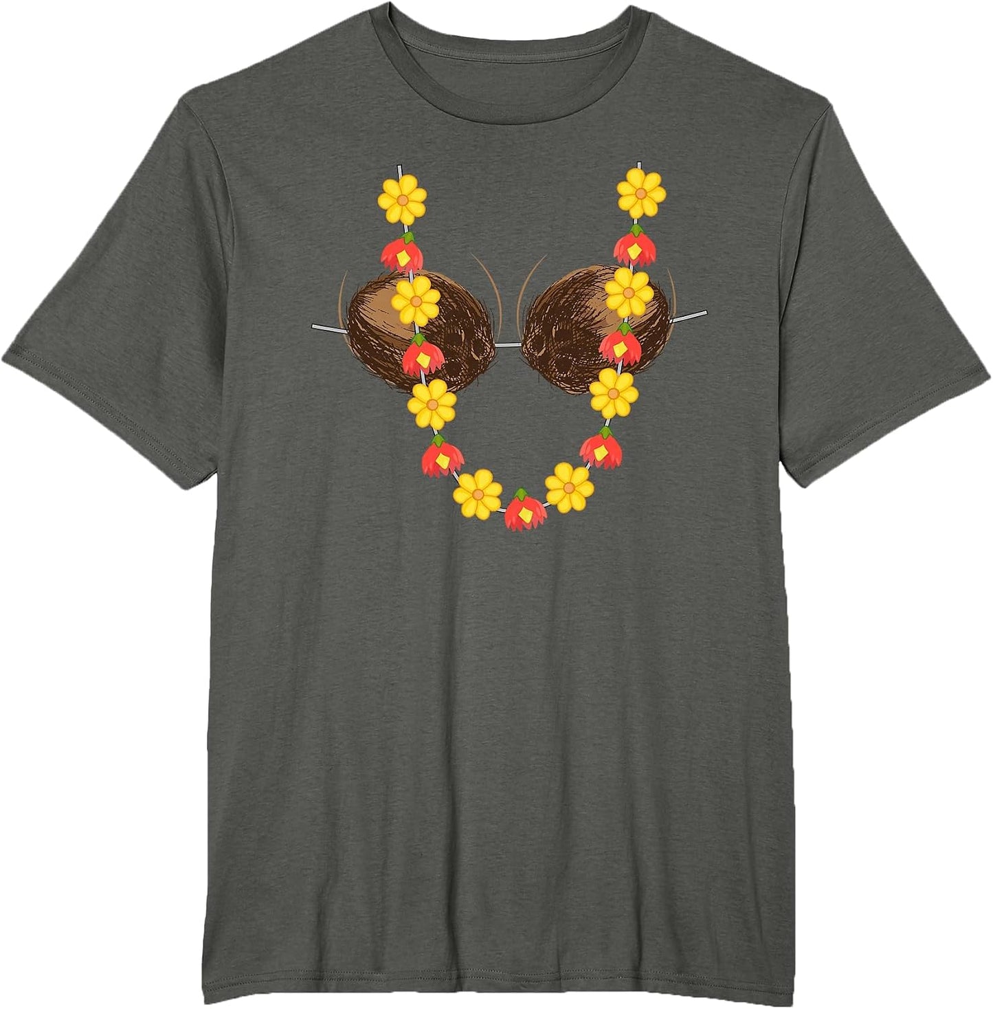 Hawaiian Coconut Bra Shirt | Cool Tropical Coco Gift