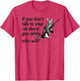 Talk to Your Cat About Gun Safety Funny Shirt Dark Text