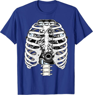 Car Mechanic Halloween Graphic Engineer Skeleton Mechanics