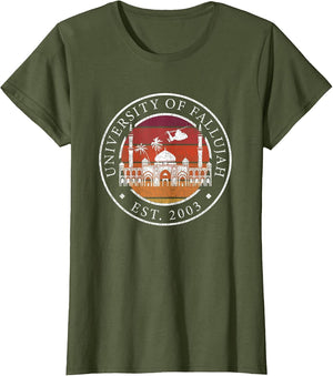 Funny University of Fallujah Military & Veteran Shirt