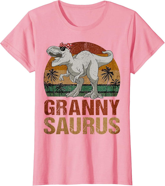 Grannysaurus T Rex Dinosaur Granny Saurus Retro Mother's Day