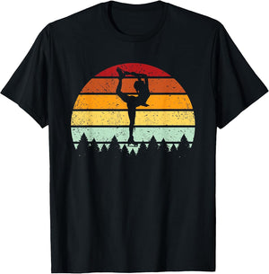 Skaters Vintage Skate Sunset Ice Skating Retro Figure Skater