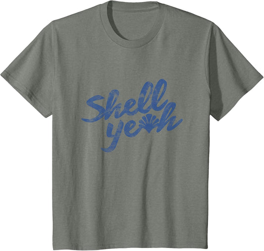 Shell Yeah Beach Vintage Texture