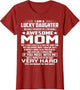 I Am A Lucky Daughter I'm Raised by A Freaking Awesome Mom