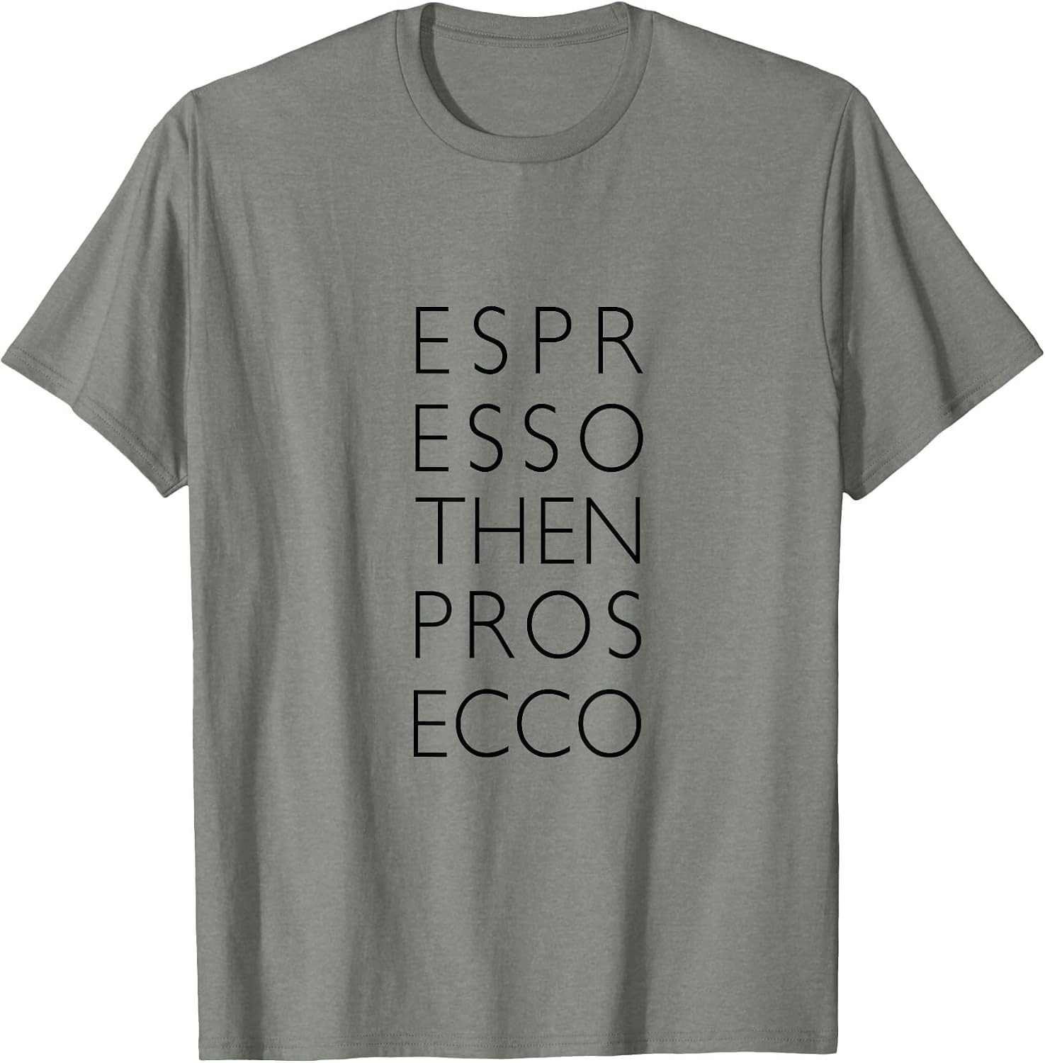 Espresso Then Prosecco
