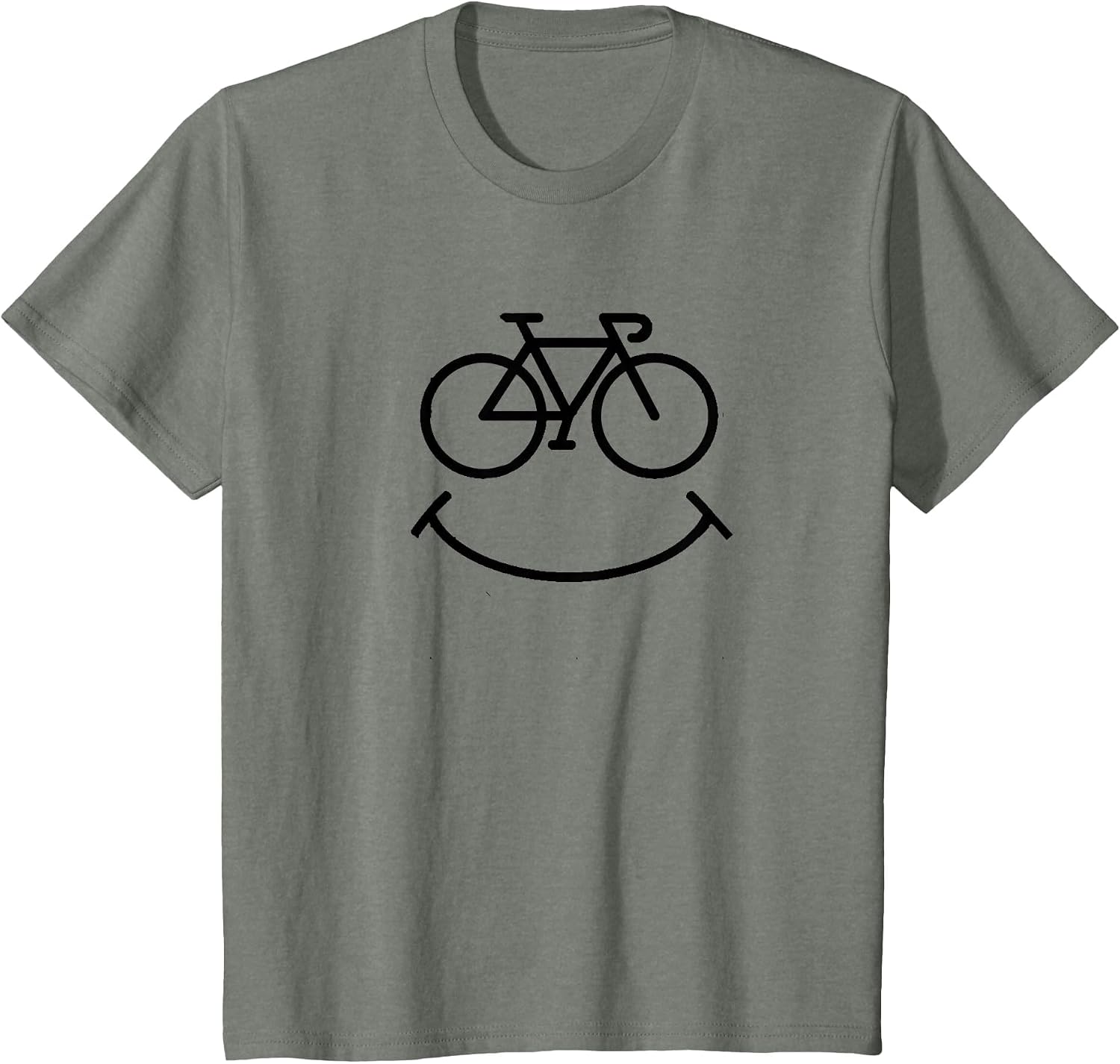 Funny Bicycle Smile for Cycling Fans Road Bike