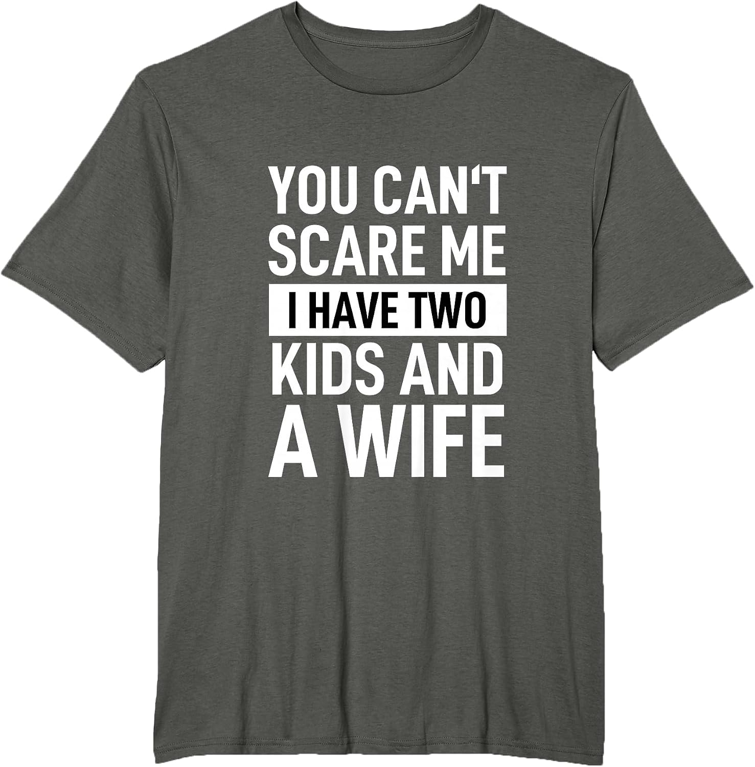 Father Dad Fun You Can´t Scare Me I Have Two Kids and A Wife