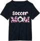 Soccer Mom Mama Soccer Lover Pink Leopard Cheetah Print Cute