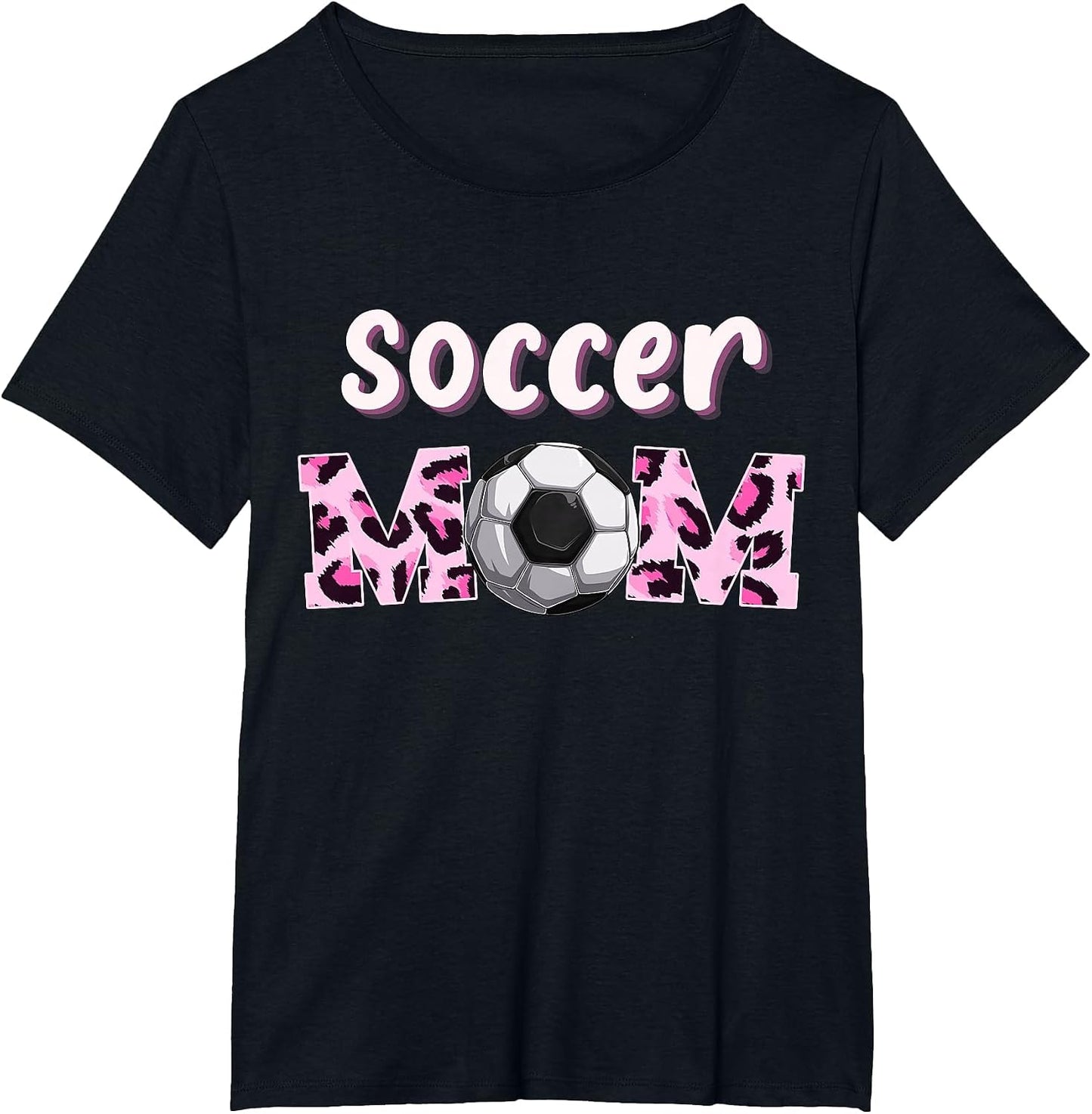 Soccer Mom Mama Soccer Lover Pink Leopard Cheetah Print Cute