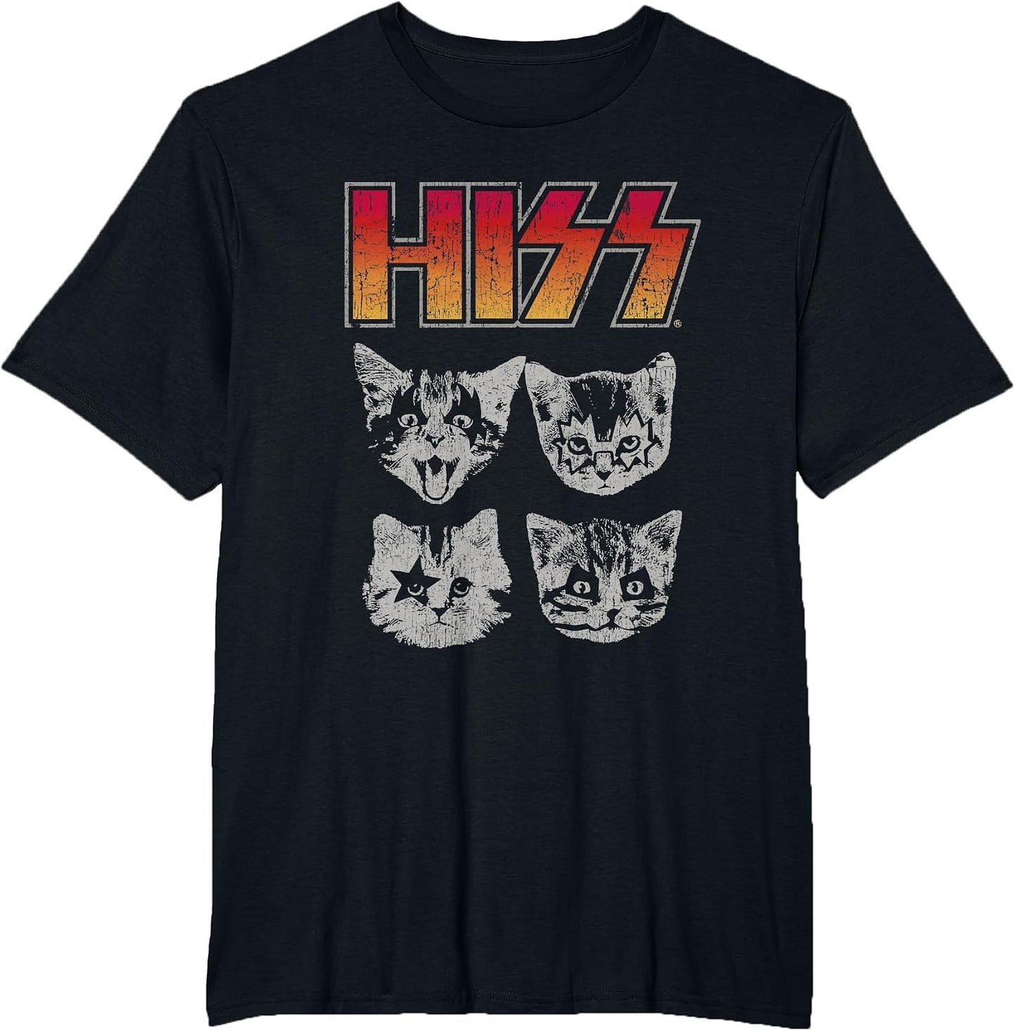 HISS Cat Funny Cats Kittens Rock Music Cat Lover Hiss