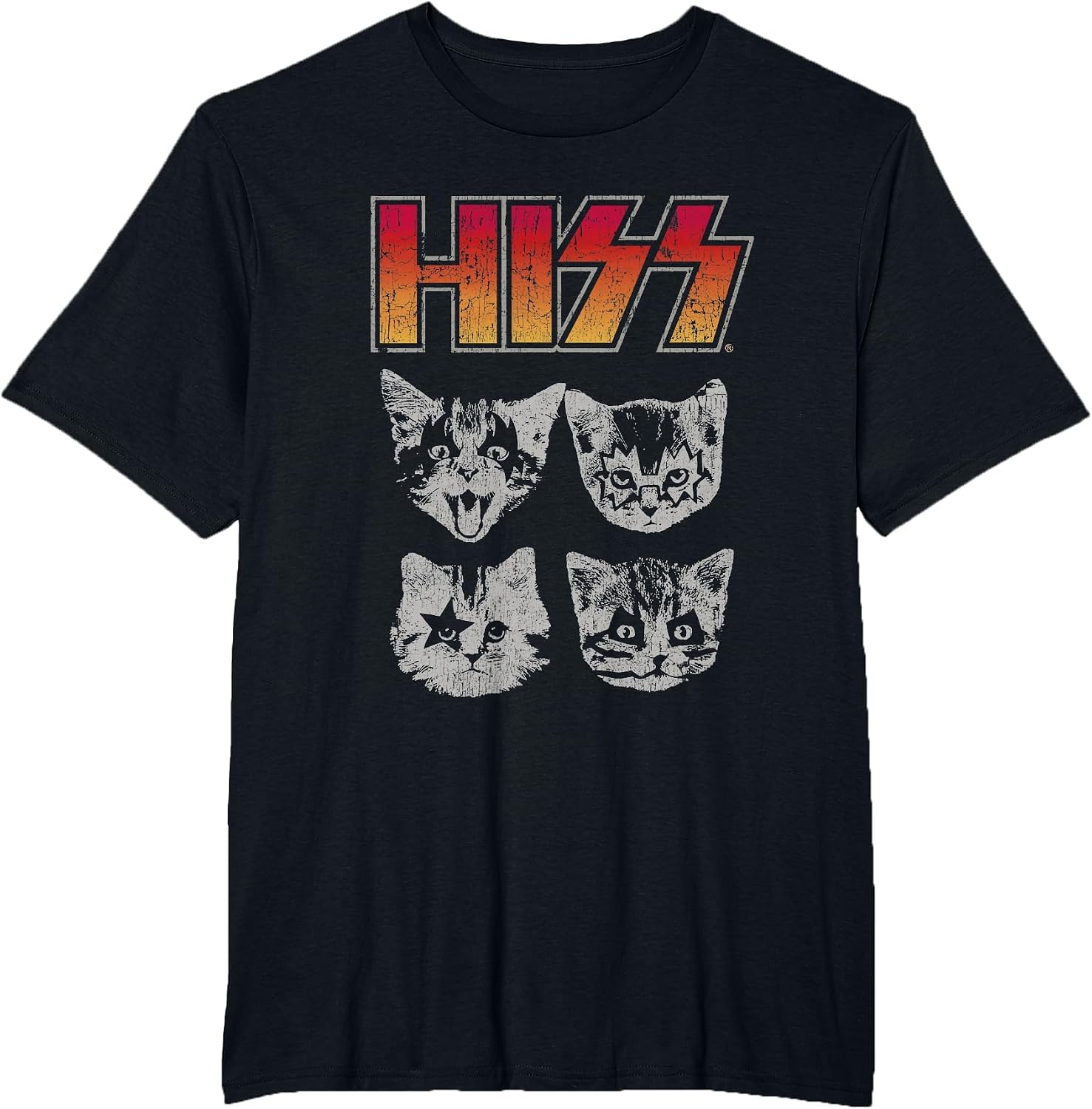HISS Cat Funny Cats Kittens Rock Music Cat Lover Hiss