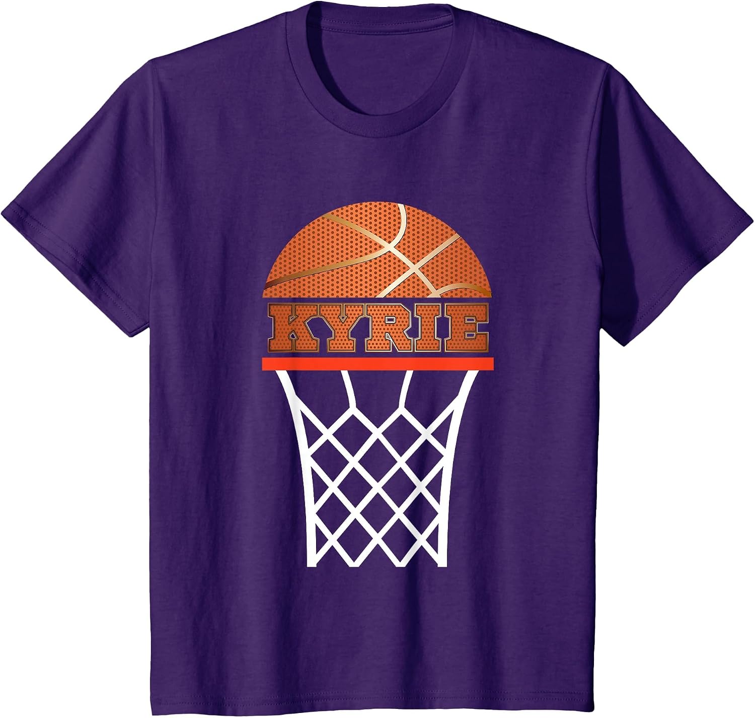 Kids Basketball Apparels Boy Custom Name Kyrie, Youth T Shirt