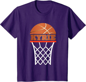 Kids Basketball Apparels Boy Custom Name Kyrie, Youth T Shirt