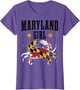 Maryland Girl Blue Crab Vintage Maryland Flag Pride