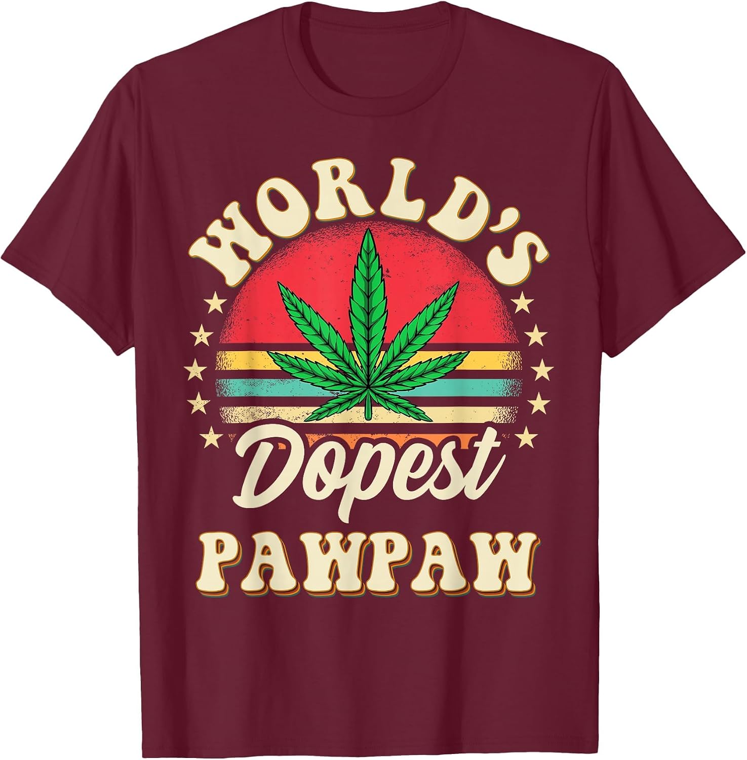 Funny 420 Weed Pot Vintage Matching Worlds Dopest Pawpaw