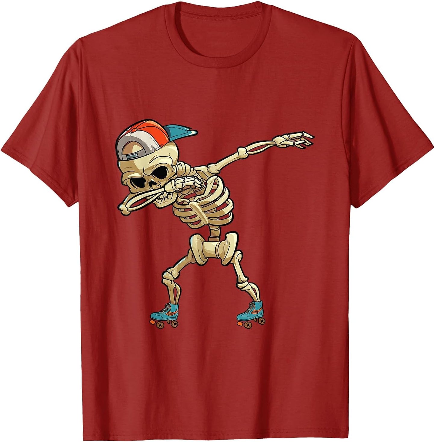 Dabbing Skeleton Roller Skates Roller Skating Inline Skating