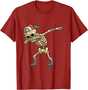 Dabbing Skeleton Roller Skates Roller Skating Inline Skating