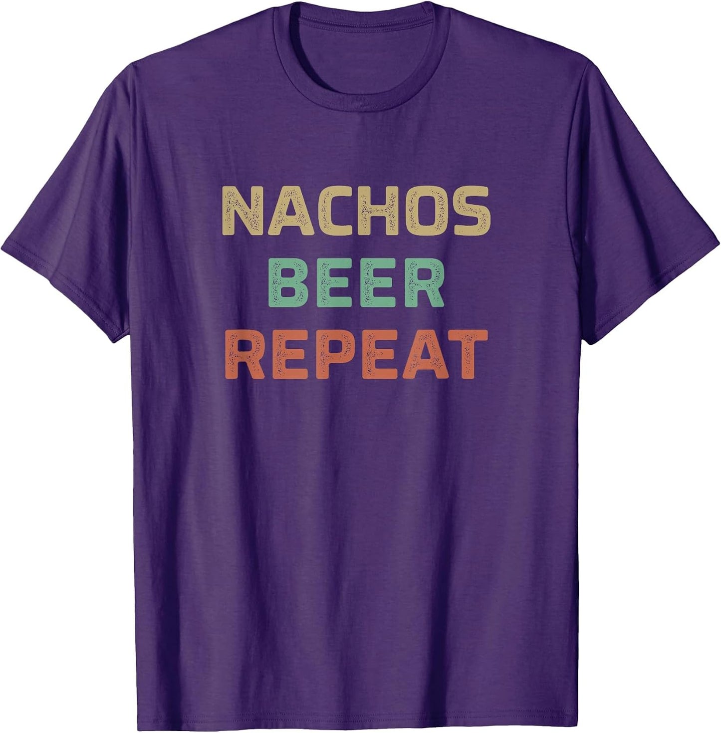 Nachos Beer Repeat - Vintage Style