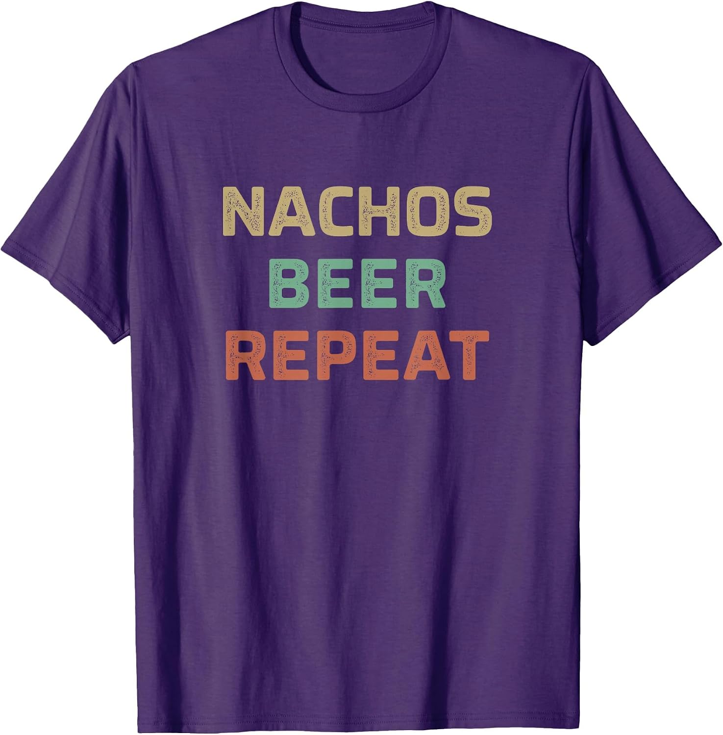 Nachos Beer Repeat - Vintage Style