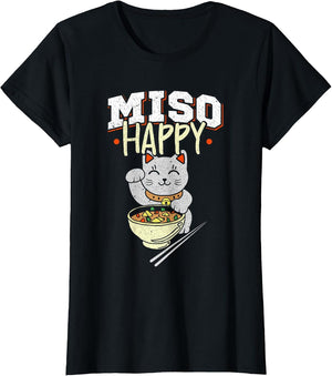 Miso Happy - Japanese Food & Cat Lover Pun