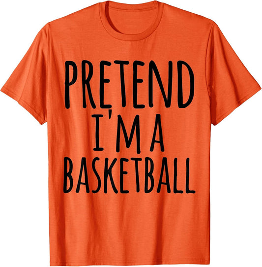 Funny Easy Lazy Halloween Pretend I'm A Basketball Costume