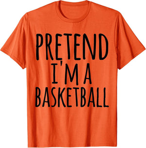 Funny Easy Lazy Halloween Pretend I'm A Basketball Costume