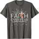 Faith Over Fear Peach Ribbon Endometrial Cancer