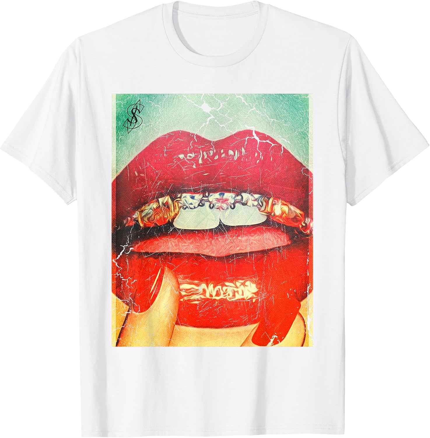 Diamonds in The Mouth Red Lips and Grills