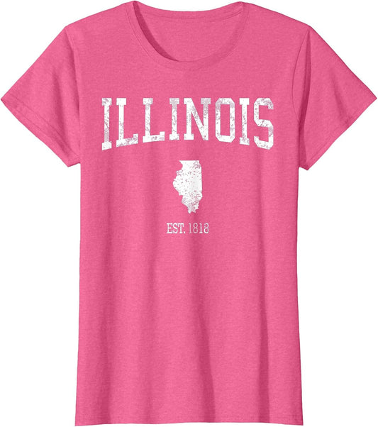 Illinois Vintage Sports Design IL