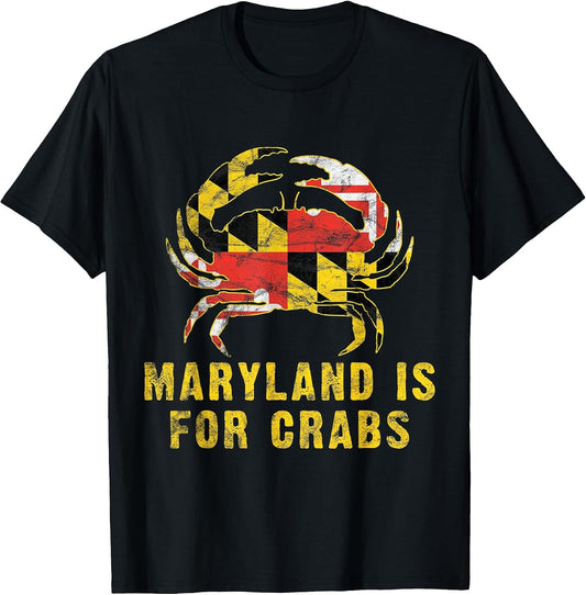 Maryland is for Crabs Vintage ML Flage Crab