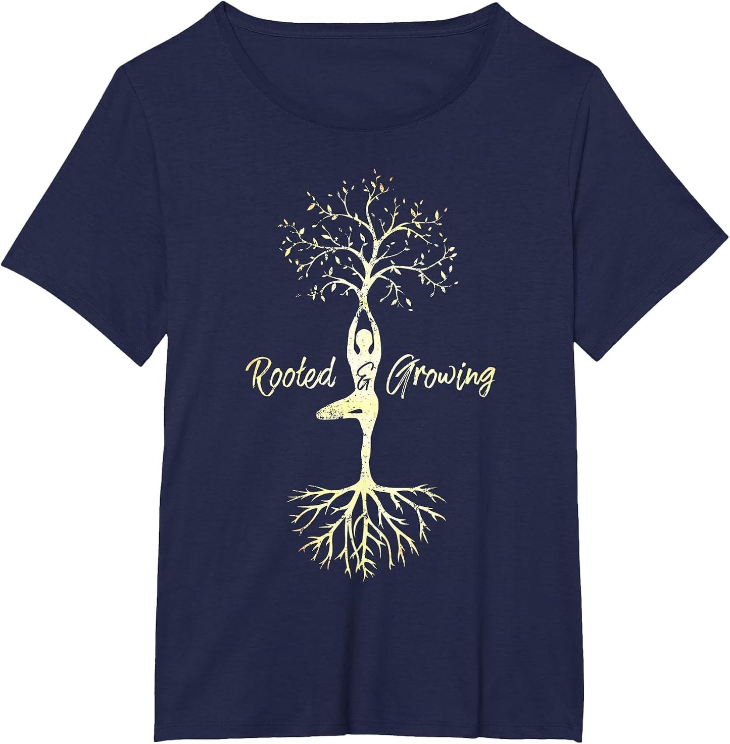 Yoga Tree of Life with Sayings Vriksasana Hatha Pose