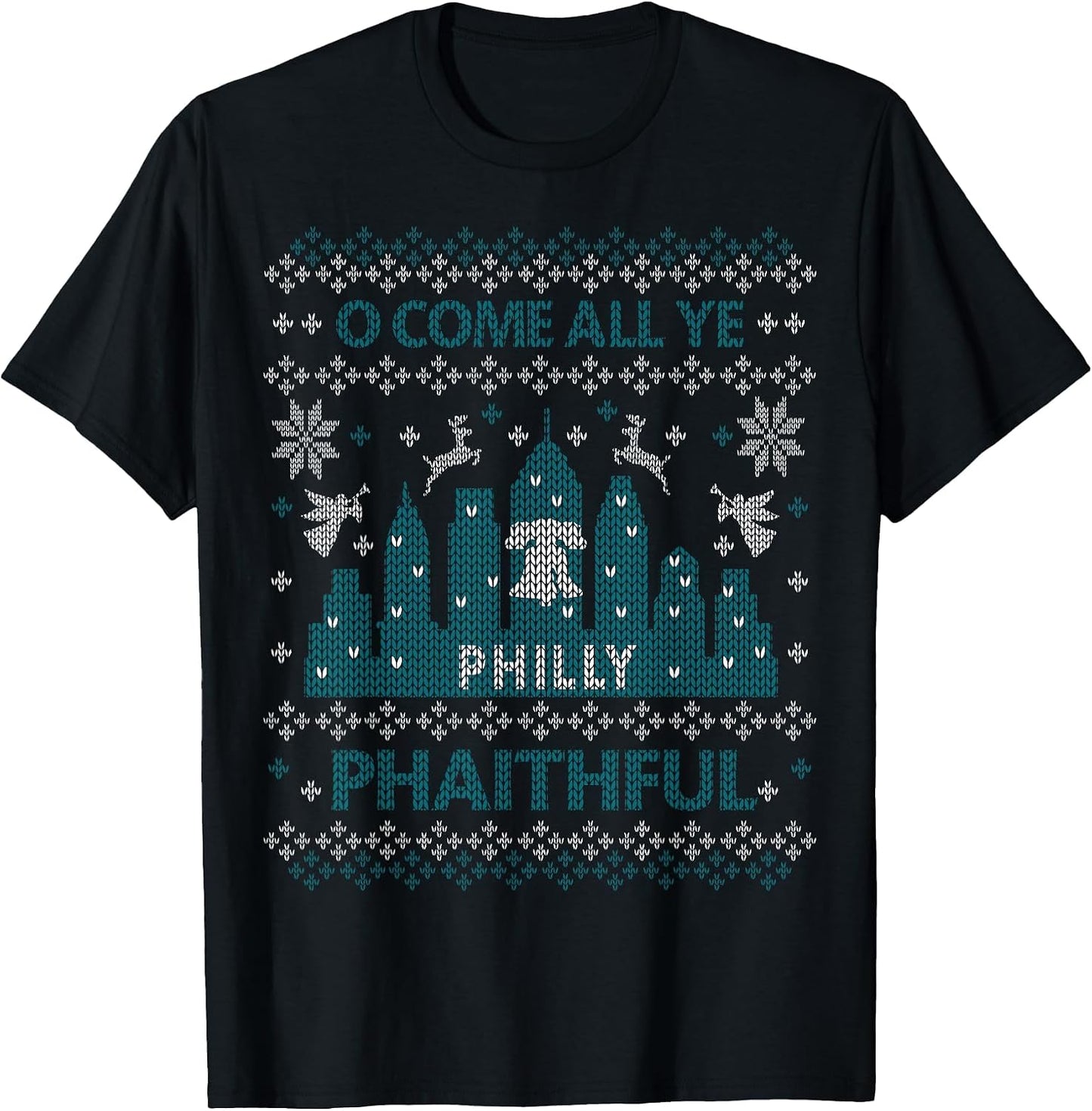 Philly Faithful Funny Philadelphia Philly Fan Ugly Christmas