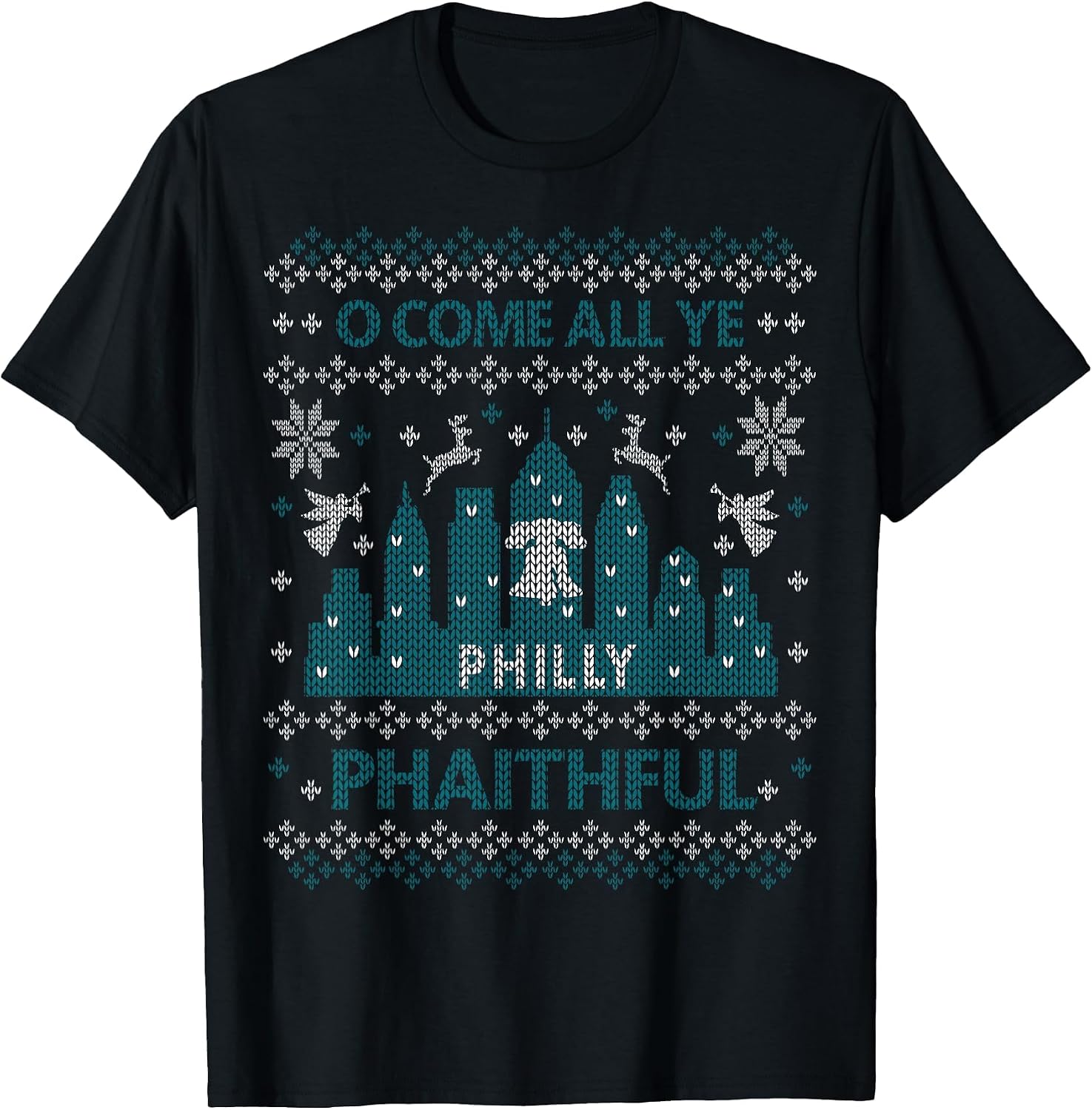 Philly Faithful Funny Philadelphia Philly Fan Ugly Christmas