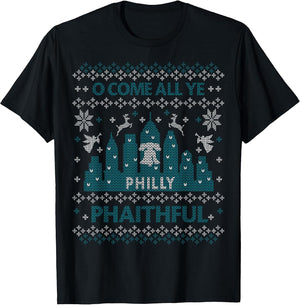 Philly Faithful Funny Philadelphia Philly Fan Ugly Christmas