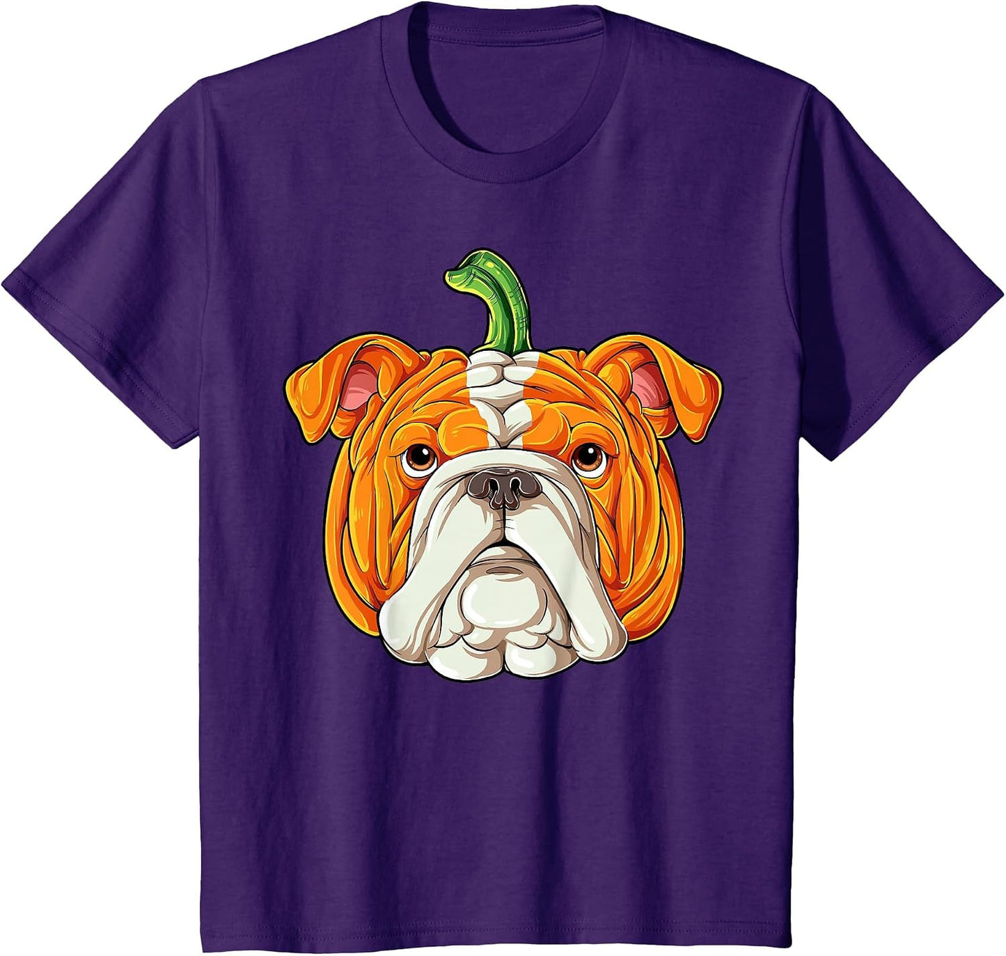 English Bulldog Pumpkin Halloween Thanksgiving Men Women Dog