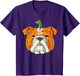 English Bulldog Pumpkin Halloween Thanksgiving Men Women Dog