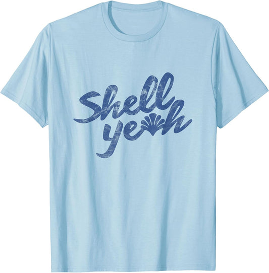 Shell Yeah Beach Vintage Texture